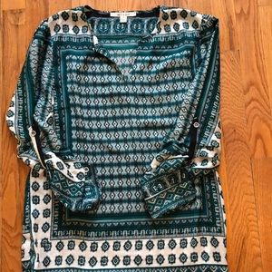 Turquoise blouse